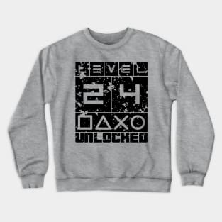 Level 24 unlocked Crewneck Sweatshirt